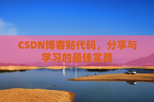 CSDN博客贴代码，分享与学习的最佳实践